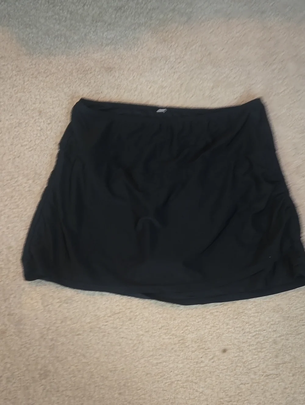 Black Swim Skirtini - Women's Swim Bikini Skirt